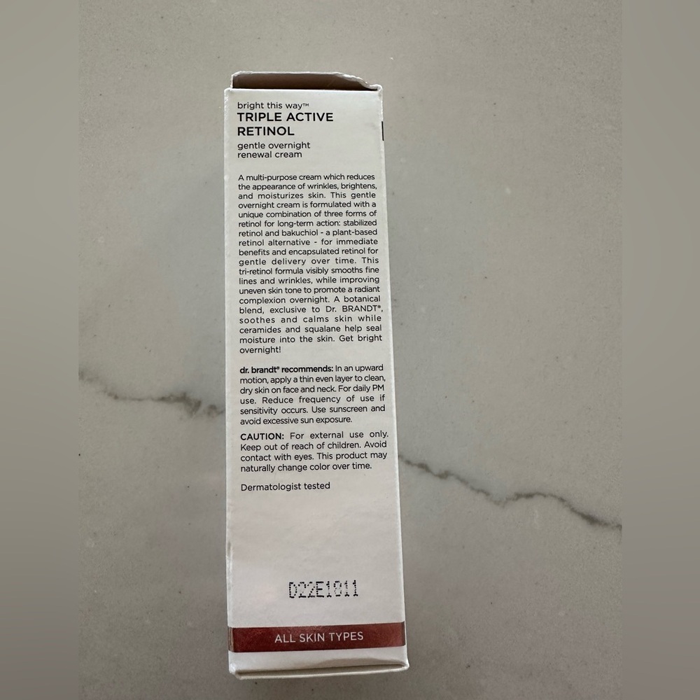 Dr. Brandt TRIPLE ACTIVE RETINOL Authentic 1 oz/30 g NIB Retail $75 - Picture 7 of 15